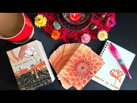 The Aha! Moments of Blooming Oracle Deck Unboxing!