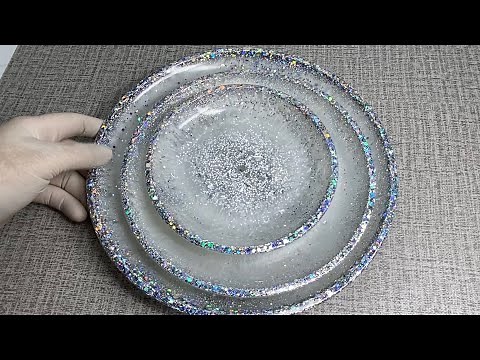 DIY Three Tier Resin Cake Stand - Three Tier Tray - Resin Tutorial