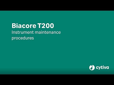 Biacore™ T200 system tutorial: Instrument start up - Cytiva