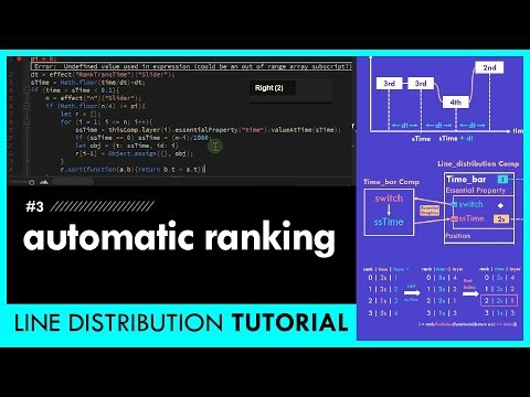 how I make an automatic ranking system | line distribution tutorial 3