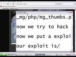 Learn how to hack Images gallery site.