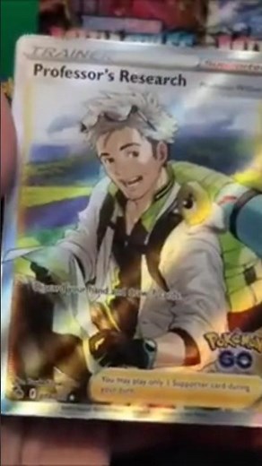 Cool Full Art Pokemon GO Card pulled! #pokemoncards #pokemon #pokemongo #trending #subscribe