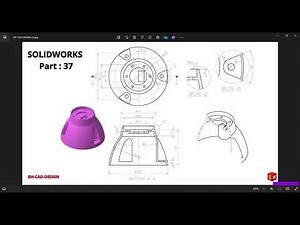 SolidWorks tutorial 3D Modeling: Part 37