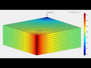 One Quarter Five Spot Reservoir Simulation Using MRST