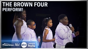 589K views · 16K reactions | When the kids sing, heaven listens. Pure joy from The Brown Four. #AmericanIdol | American Idol | Facebook