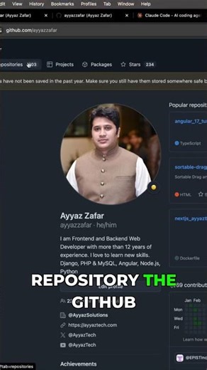 I Let AI Design My GitHub Profile (It's Actually Good) #ai #github #coding