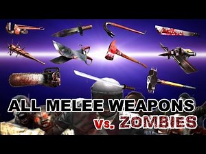 Dead Trigger 2 All Melee Weapons Mk10 vs. Zombies HD
