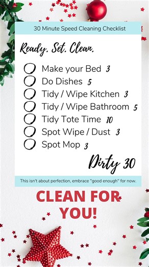 Give yourself the gift of a clean house this Christmas! #organize #cleanhouse #clutterbug | ClutterBug
