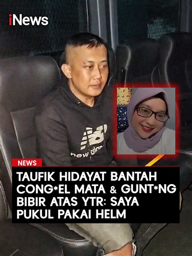 Taufik Hidayat membantah tuduhan bahwa dirinya menc*ngkel m*ta dan mengg*nting b*bir mantan kekasihnya, YTR, dalam kasus penganiayaan yang menghebohkan Bandung. Meski demikian, polisi menyatakan korban mengalami luka berat, termasuk kerusakan pada wajah, bibir, serta kehilangan fungsi penglihatan pada kedua mata. Pelaku yang sempat buron kini telah ditangkap dan menjalani pemeriksaan intensif oleh Polda Jabar. Kreator: RDH/VHS #Bandung #TaufikHidayat #Penganiayaan #PoldaJabar #BeritaTerkini #ine
