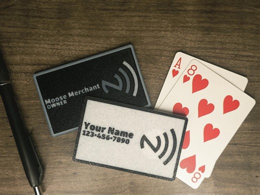 Personalized Smart Business Card | Digital Tap to Share Contact Card | 3D Printed - Etsy