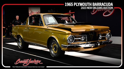 9.2K views · 350 reactions | Feel the excitement of buying your dream car at Barrett-Jackson - the winning bidder on this 1965 Plymouth Barracuda certainly did! Register to bid for the 2024 Scottsdale Auction for the chance to bring home the car of your dreams. Watch more: https://bit.ly/SD24FB-Bid | Barrett-Jackson | Facebook