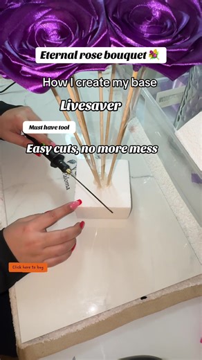Crafty Tool for Easy Eternal Rose Bouquets