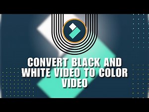 ❤️ How to Convert Black and White Video to Color Video in Filmora | Colorize Black & White Videos