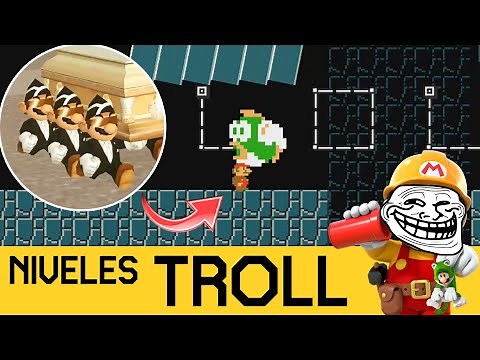 QUEDÉ SUPER IMPACTADO CON ESTE NIVEL TROLL 😮 - NIVELES TROLL #9 | SMM2 - ZetaSSJ