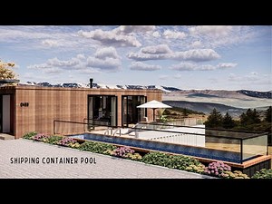 40 foot Container Pool with Panoramic Views