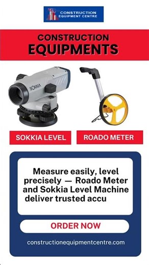 🔧 Sokkia Auto Level & Roadometer – Precision You Can Trust! 🔧