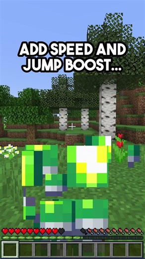 Energy drinks in vanilla Minecraft go crazy ⚡️💨 #minecraft #gaming #tutorial #vanillaminecraft