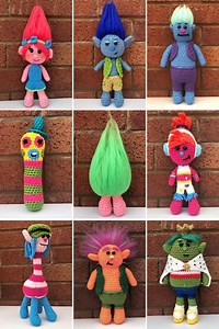 Trolls | Crochet Pattern | Amigurumi Pattern | Trolls Crochet Pattern | PDF DOWNLOAD - Etsy