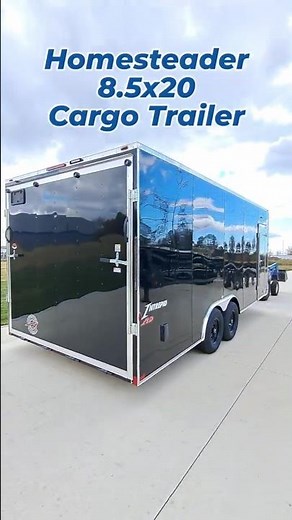 8x20 HD Enclosed Cargo #Trailer - Homesteader Intrepid Heavy Duty