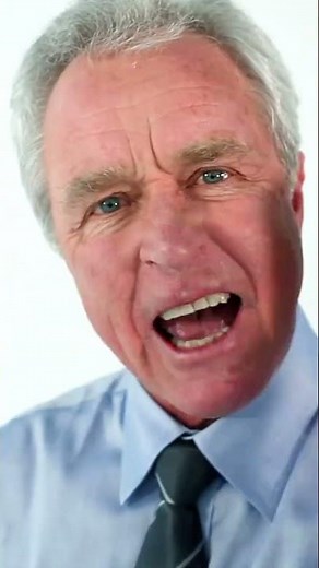 Angry Man Shouting with a Megaphone | WaveBreak Media #shorts #angry #shout #male