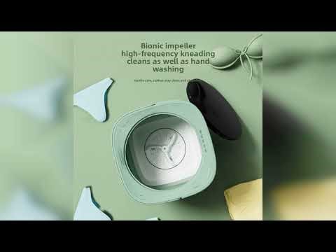 Review: Portable Mini Washing Machine With Bionic Impeller, High-Frequency Kneading, Detachabl...