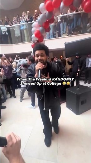 When The Weeknd shows up at your College 😱🎓🎤 | The Tonight Show Starring Jimmy Fallon 😂 #xo #abel
