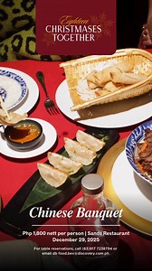 242 reactions · 14 comments | Ni hao! Gather around the table and savor a splendid array of Chinese favorites at Sands Restaurant on December 29, 2025 for Php 1,800 nett per person. For table reservations, call (63) 917 682 6999, (63)917 7238794, or (63) 908 8668969 | Discovery Boracay | Facebook