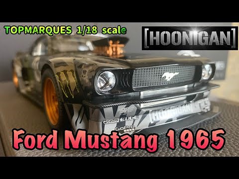 1/18 ミニカー HOONIGAN Ford Mustang 1965 トップマルケス ～ケンブロックに魅了されて～【フォード マスタング】