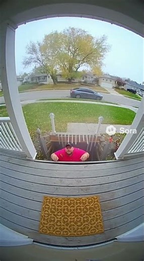 Pizza Delivery Fail 😂🍕 | Doorbell Cam Caught the Whole Collapse in 4K!