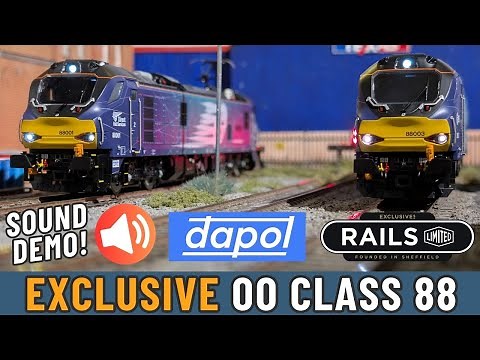 🔊 Dapol OO Class 88 DCC Sound & Pantograph Demo - Rails of Sheffield EXCLUSIVE