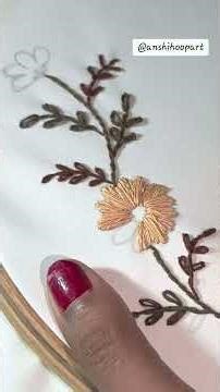 From Thread to Flower 🌸🪡 This Is So Satisfying