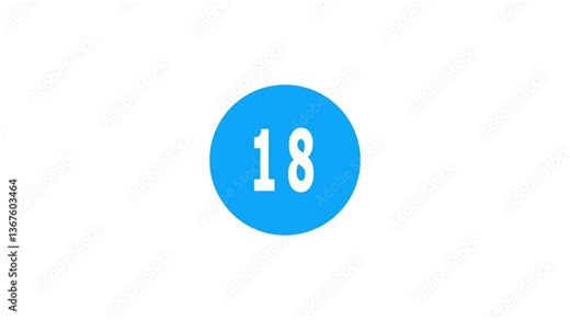 8 over icon symbol for your website. 18 over icon logo, sign, app, UI. 18 over icon