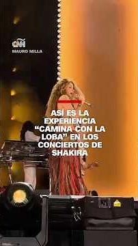 Así es la experiencia “Camina con la loba” en los conciertos de Shakira