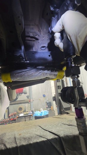 Today we're doing some prep work for a gold package on a rust free Toyota 4Runner recently transplanted from AZ. This 4runner is currently in primer and will soon be ready for the Cosmoline application process. Our gold package consists of: ✅️ Steam Cleaning Undercarriage Wash ✅️ Rust Preventive Primer Application ✅️ 3 layers of Cosmoline RP-342 Undercoating ✅️ Rustproofing with Woolwax Creep 'N Crawl Cavity Wax ✅️ Happiness and Satisfaction Looking forward to sharing the finished product! Alway