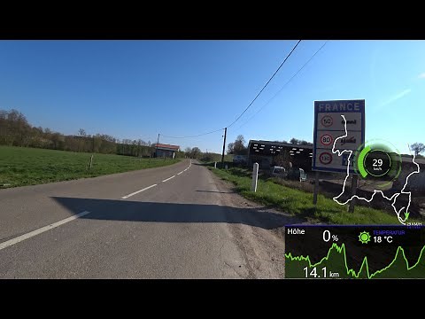60 Minute Virtual Cycling Workout Tour the France Ultra HD Garmin Video