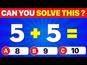 🧠 Can You Pass This Maths Quiz? ➕ Easy, Medium, Hard & Impossible! 😱 | QuizMelt