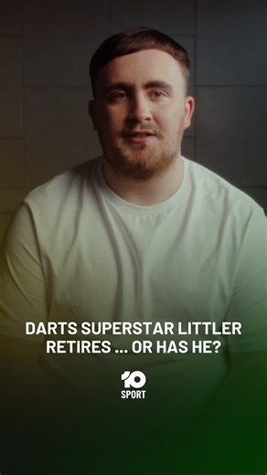 Darts phenomenon Luke Littler has made the call to “step back” from the sport following a whirlwind start to his professional career. Or, has he...? The 18-year-old has sent fans into a tizzy across the globe, with the heartfelt message, ending with a sneaky “do you think they’ll fall for that?” Some fans have pointed to Littler’s love of video games and the upcoming release of EA Sports’ FC26 as a potential reason for the hoax retirement video. | 10 Sport