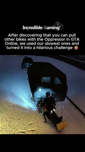 GTA Online Players Turn Oppressor "Towing" Into Hilarious Slow Bike Challenge! #GTAOnline #gta #game