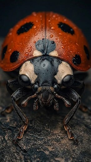 Cute Killer in Polka Dots 🐞 #microscopy