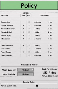 Prison Architect - How to complete the Inmate Nutrition Research grant