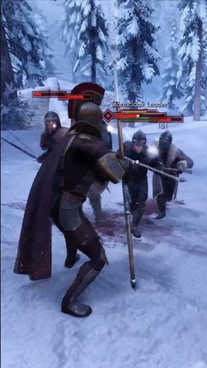 Turning Skyrim Combat Into AC Odyssey! #shorts #skyrim #skyrimmods