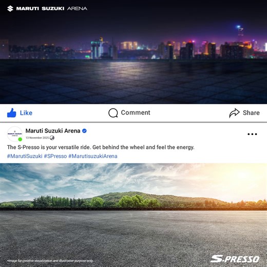 From city commutes to weekend getaways -the S-presso keeps your drive fun and effortless, wherever you go. #SPresso #MarutiSuzukiArena #MadeForMore | Maruti Suzuki Arena