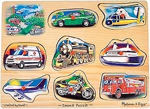 Melissa & Doug Vehicle Sound Puzzle