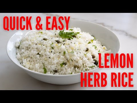 Quick and Easy Lemon Herb Rice