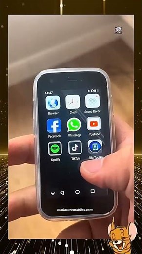 Finger Sized Mini Phone An Unboxing #tinygadgets #minigadgets #miniprojector #miniphone