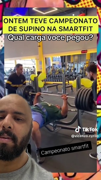 Campeonato de Supino na Smartfit: Qual Carga Você Pegou?