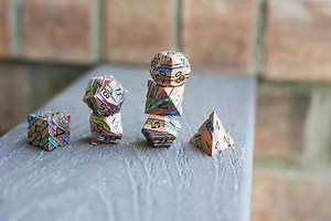 Fairy Forged - Dnd Polyhedral Dice Set - TTRPG Dice Metal Dice Comes With Metal Dice Gift Box Dnd Christmas Present, Dnd Birthday Present - Etsy