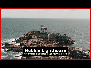 Epic 4K Drone Video of Nubble Lighthouse | DJI Mavic 4 Pro | York, Maine