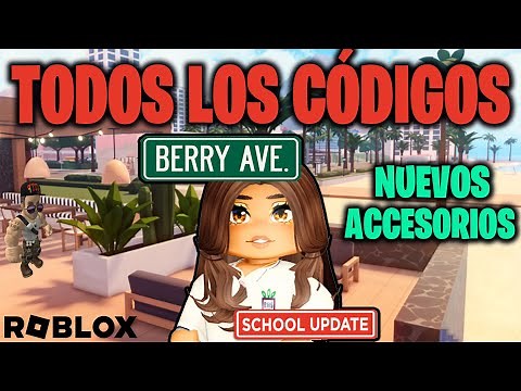 TODOS los CÓDIGOS de 🏠 BERRY AVENUE 🏠 RP 🏠activos / NUEVOS ACCESORIOS / CODIGOS de ROBLOX / TilloASR