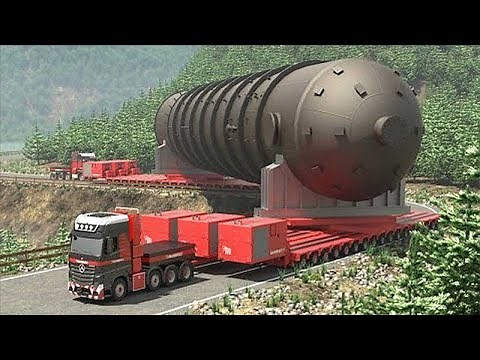 Extreme Dangerous Transport Skills Operations Oversize Truck, World Biggest Heavy Equipment Machines